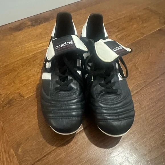 Adidas Copa Mundial Black and White Soccer Cleats - Picture 3 of 14